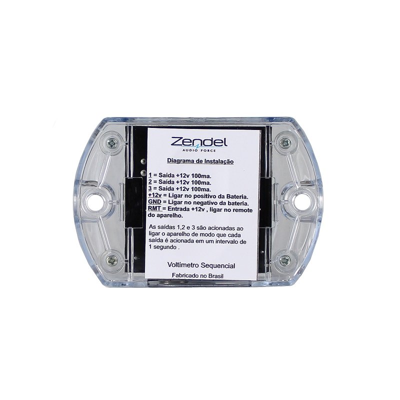 Voltímetro Digital 12V Zendel