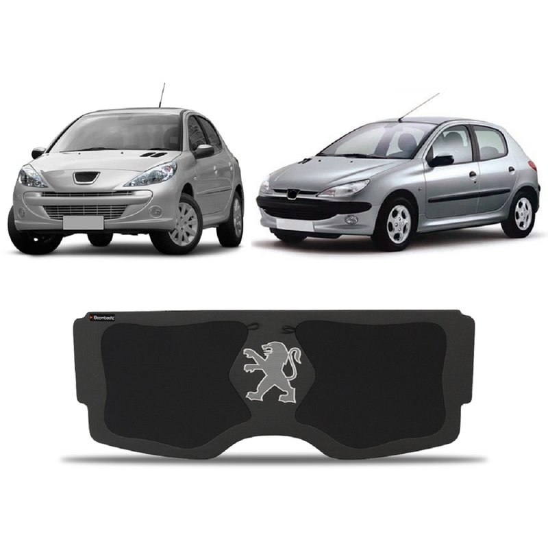 tampaoo peugeot 206 207 2 e 4 portas personalizado frente com carro