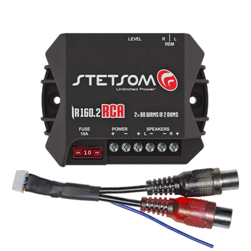 modulo amplificador digital ir 160 2 rca 160w 2 canais 2 ohms stetsom