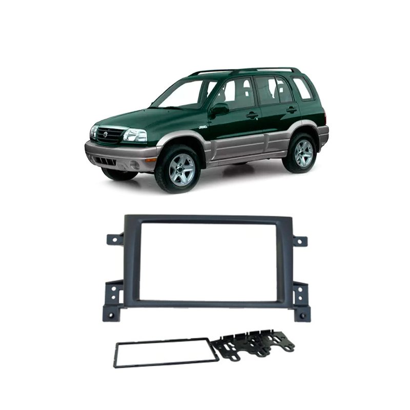 moldura 2 din suzuki grand vitara padrao japones chines 1998 1999 2000 2001 2002 2003