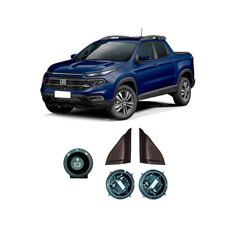kit retrovisor eletrico fiat toro atl tragial