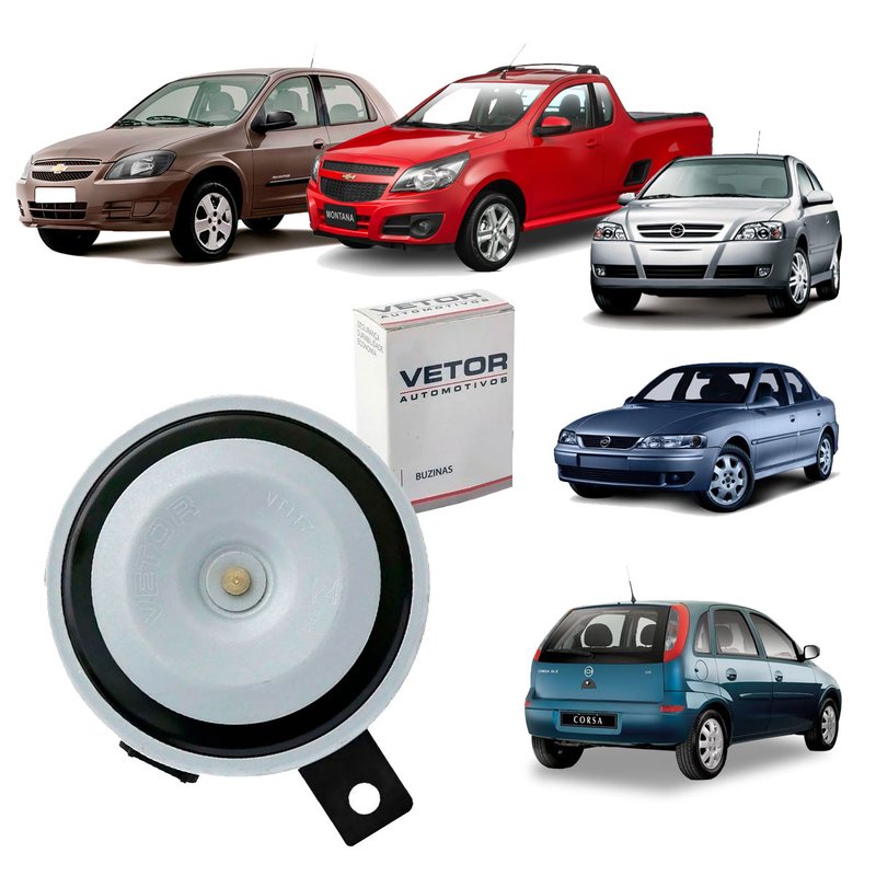 buzina bi bi especifica gm chevrolet vt117 vetor automotivo