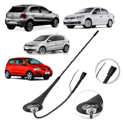 antena de teto traseira 60 raku volkswagen amplificada an099 fox go g5 gol g6 voyage g5