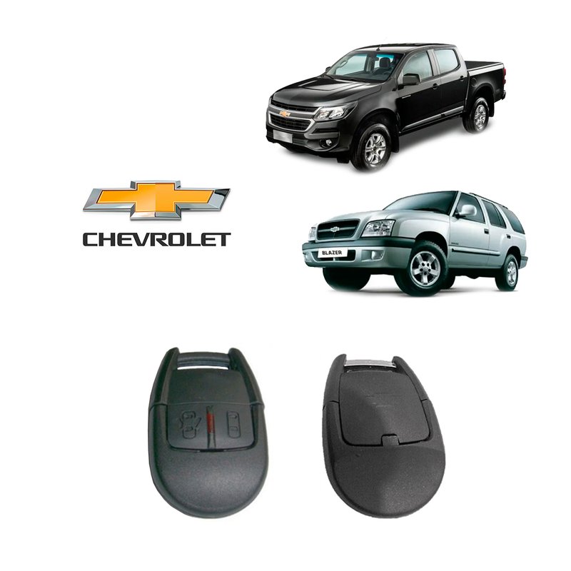 capa controle chave gm s10 blazer 2 botoes mais contracapa sem circuito b s automotiva