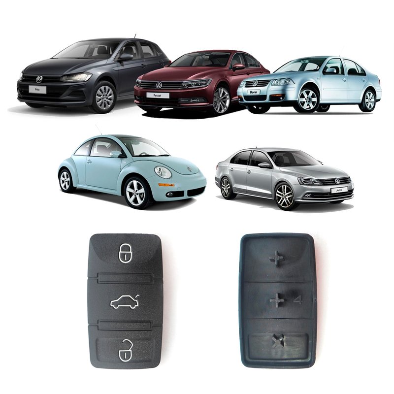 capa controle chave volkswagen passat polo bora new beatle jetta 3 botoes b s automotiva