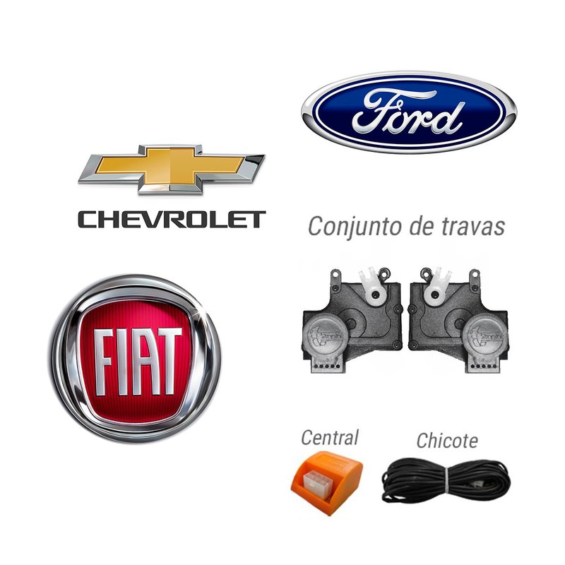 kit trava eletrica fiat doblo novo uno fiorino palio siena strada 2 portas ford ka novo 2 portas gm celta 2 portas