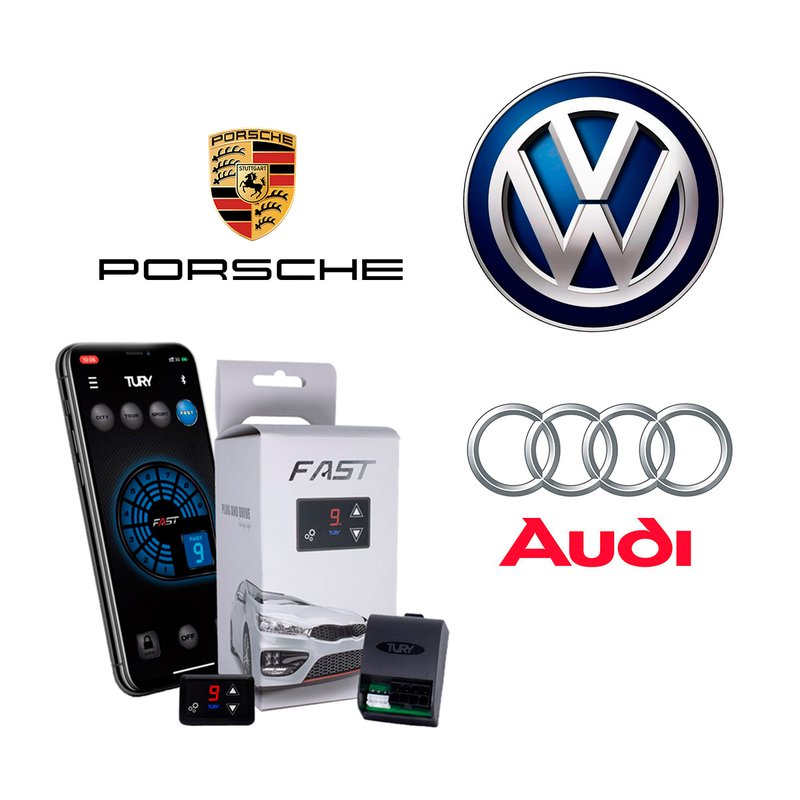 modulo de aceleracao bluetooth vw audi porsche fast 2 0h tury