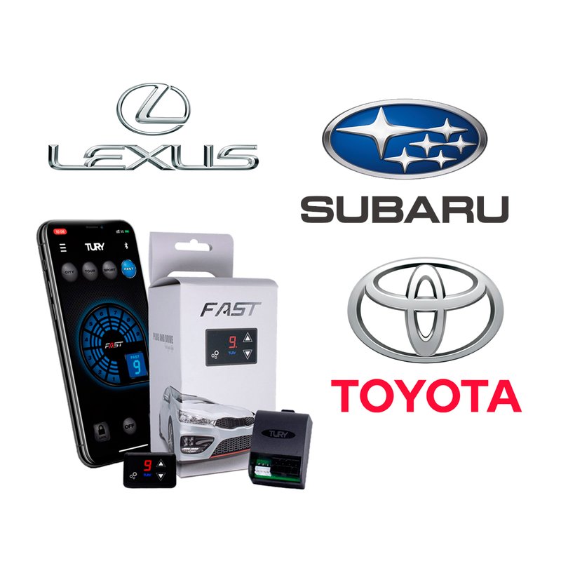 modulo de aceleracao bluetooth lexus toyota subaru fast 2 0y tury