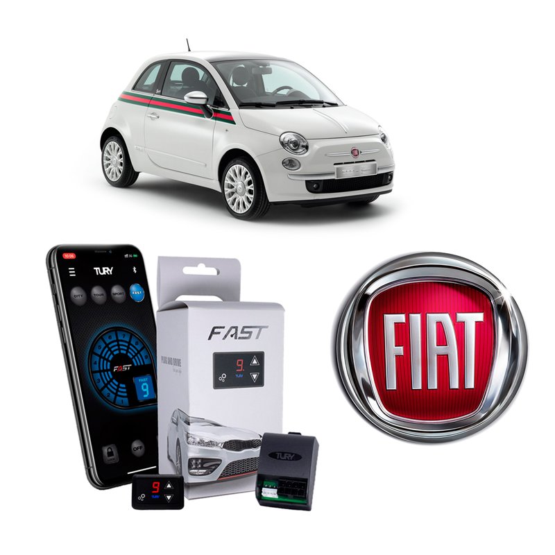 modulo de aceleracao bluetooth fiat 500 2009 acima fast 2 0al tury