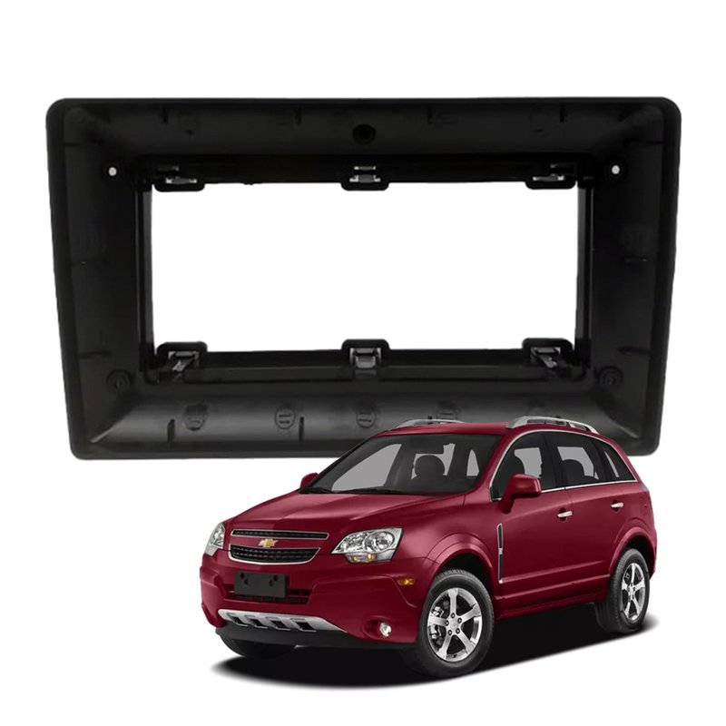 moldura 9 pol chevrolet captiva 2008 a 2014 5892 fiamon