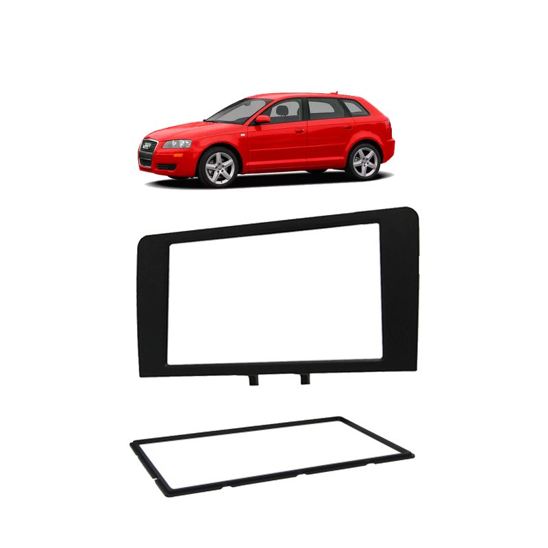 moldura 2 din audi a3 2003 a 2008 somente para o sportback fiamon