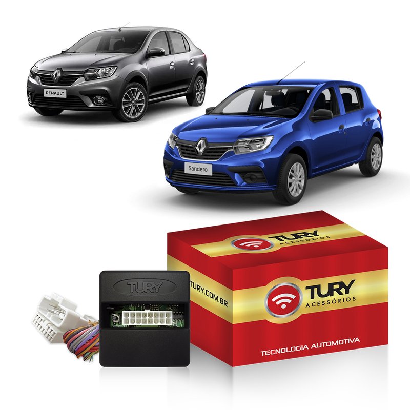 modulo vidro eletrico pro 2 12 dv renault sandero logan 2014 em diante tury