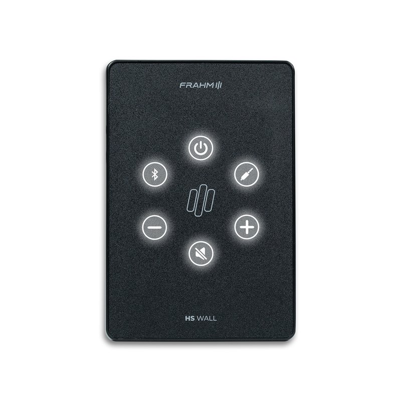 amplificador de parede touch 60w rms hs wall preto