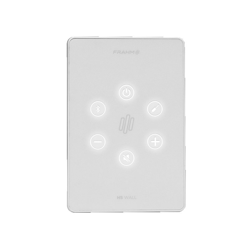amplificador de parede touch 60w rms hs wall branco 1