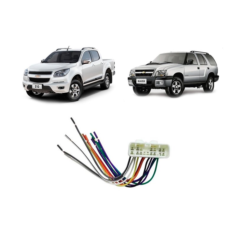 chicote de radio chevrolet nova s10 blazer gc 008 gc