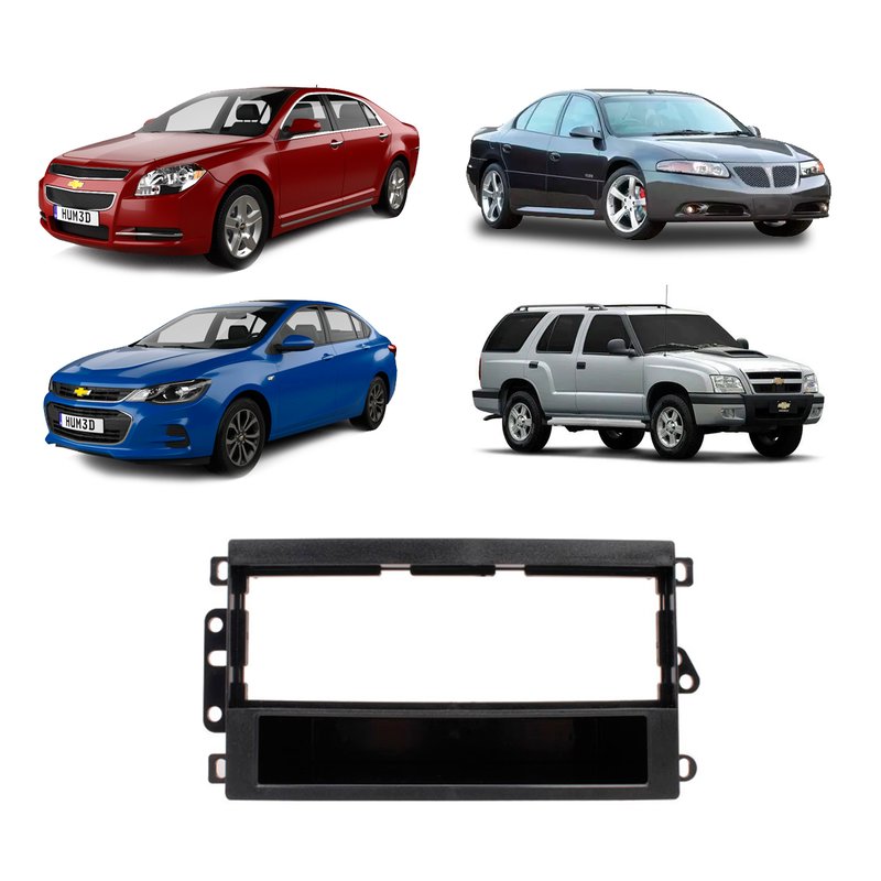 moldura 1 din chevrolet importados malibu blazer cavalier pontiac ludovico
