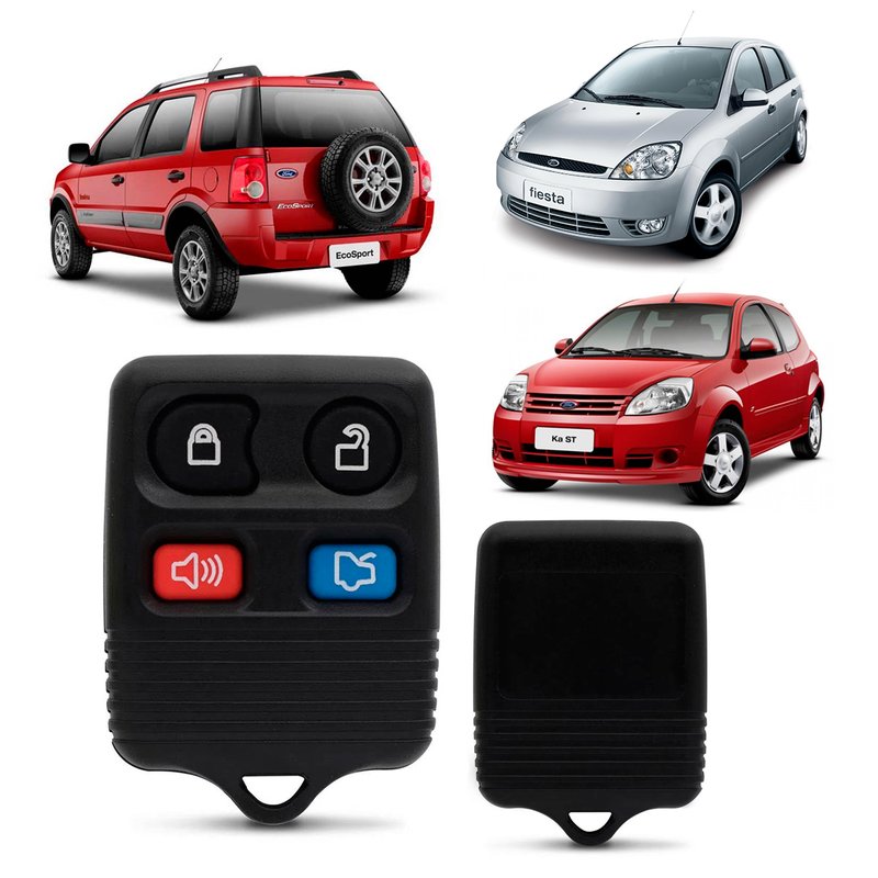 controle de alarme ford ka fiesta ecosport 4 botoes fd202 wr