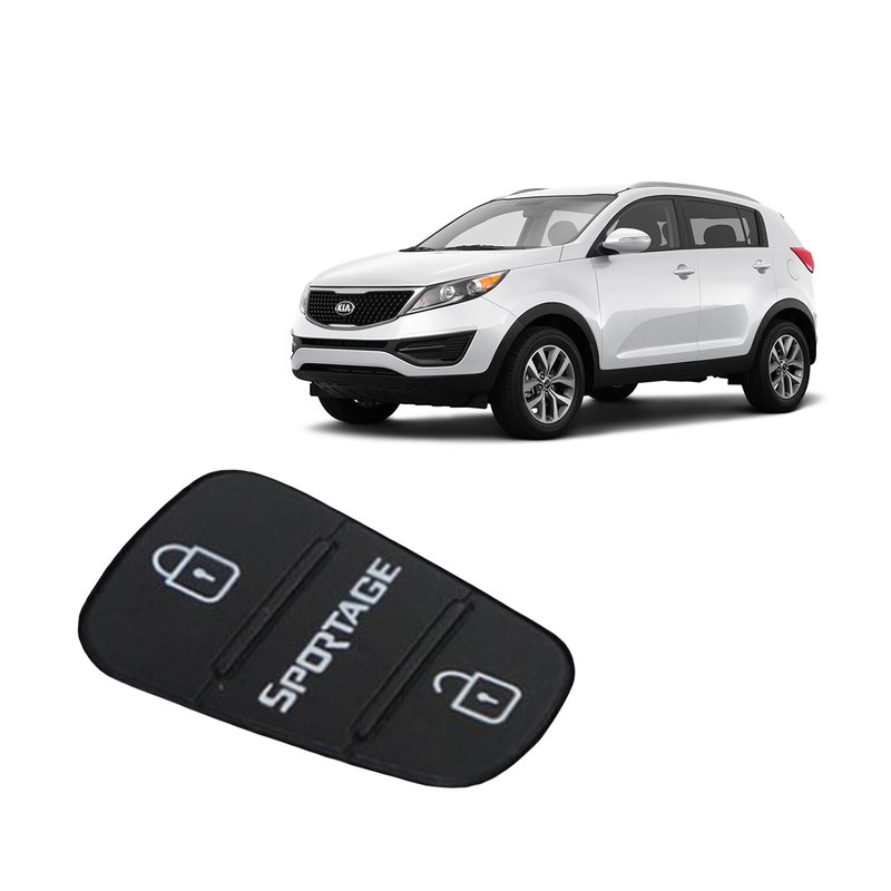 capa controle frontal kia sportage 3 botoes autokey