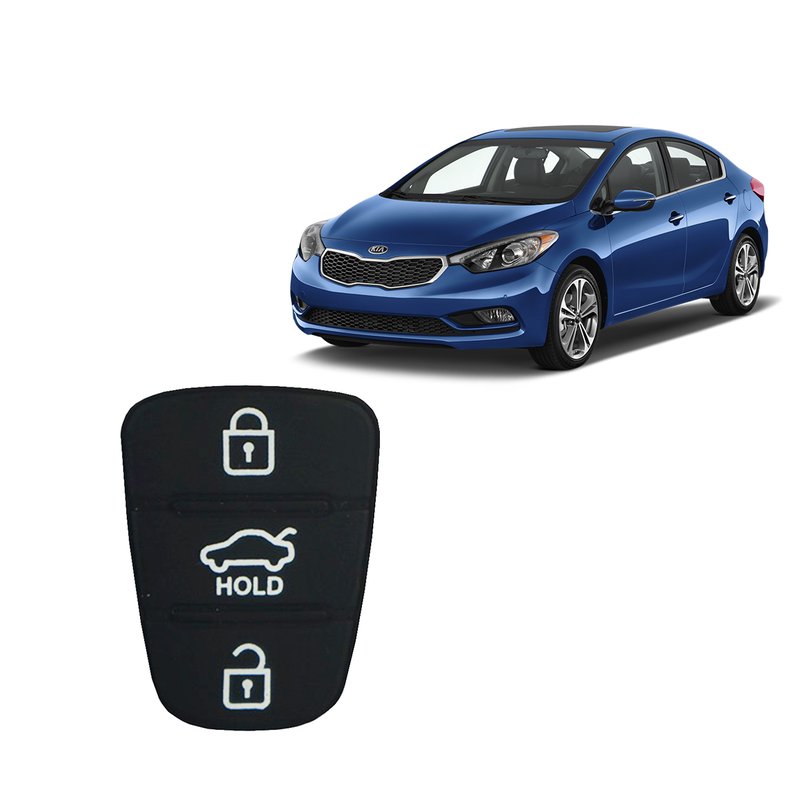 capa controle frontal kia cerato 3 botoes autokey