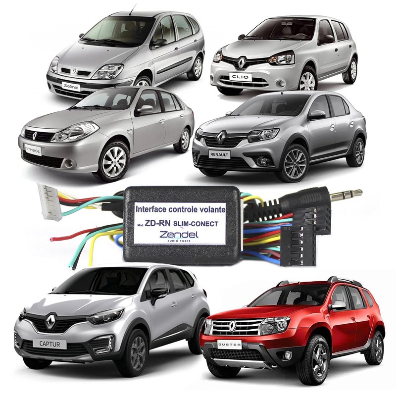 interface controle volante renault zendel