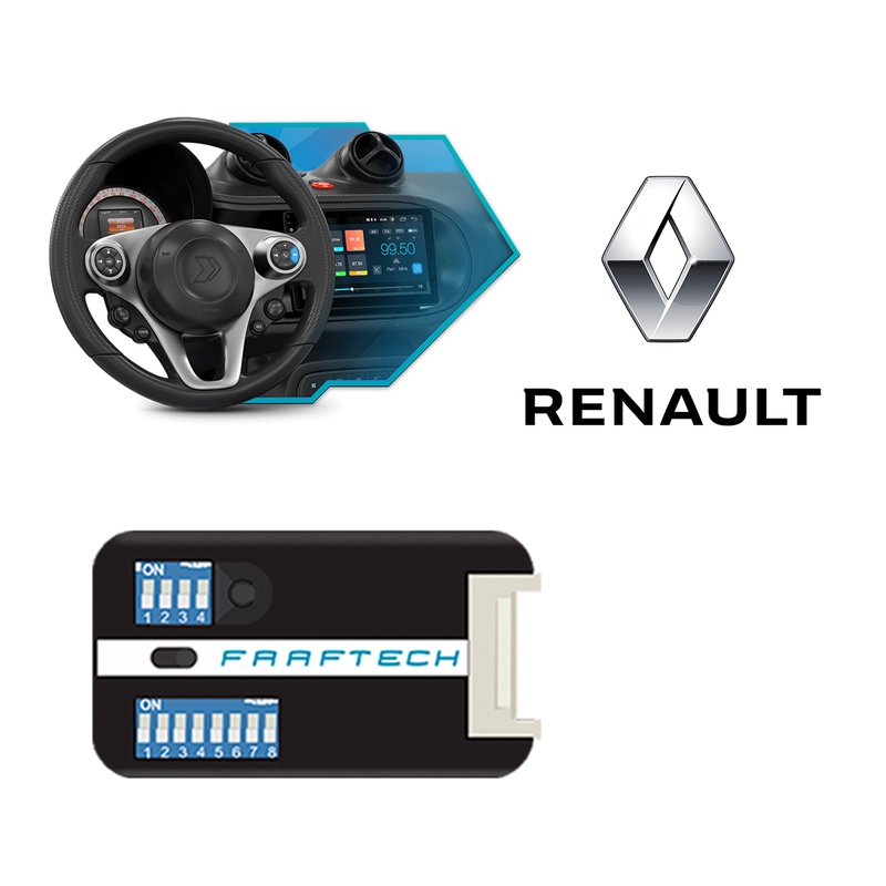 interface controle de volante renault ft rn wi faaftech
