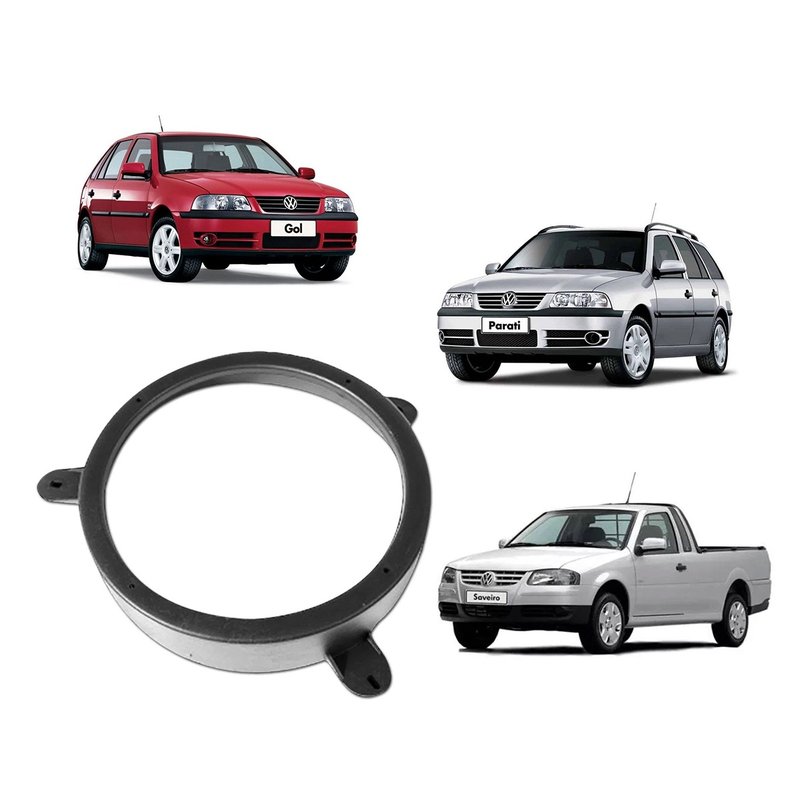 aro adaptador para alto falante 6 vw gol parati saveiro permak direito