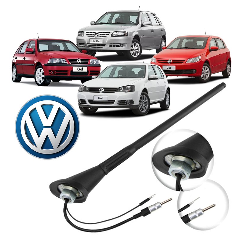 antena de teto traseira 60 plug din volkswagen amplificada an067