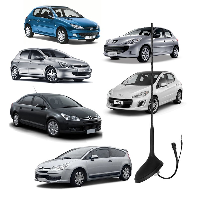 antena de teto traseira 76 raku peugeot citroen amplificada an093