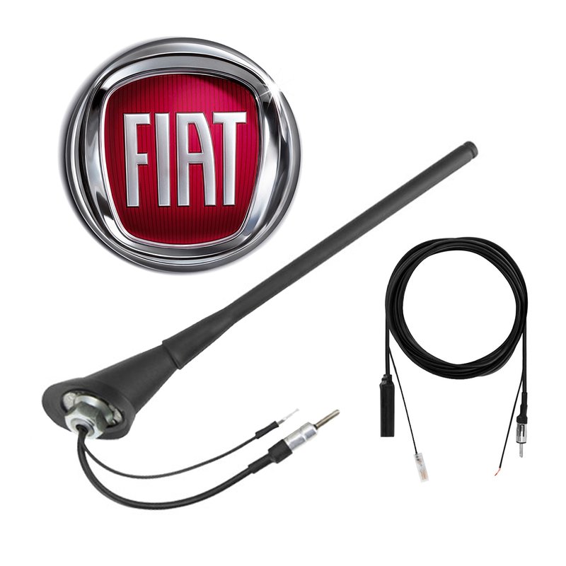 antena de teto traseira 60 plug din fiat amplificada an073
