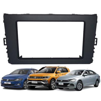 moldura 2 din painel volkswagen virtus novo polo t cross fiamon 4025