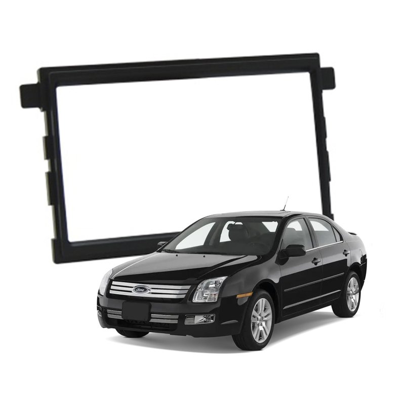 moldura 2 din ford fusion 2007 a 2009 fiamon 4058 padrao jap chi 4058 preto