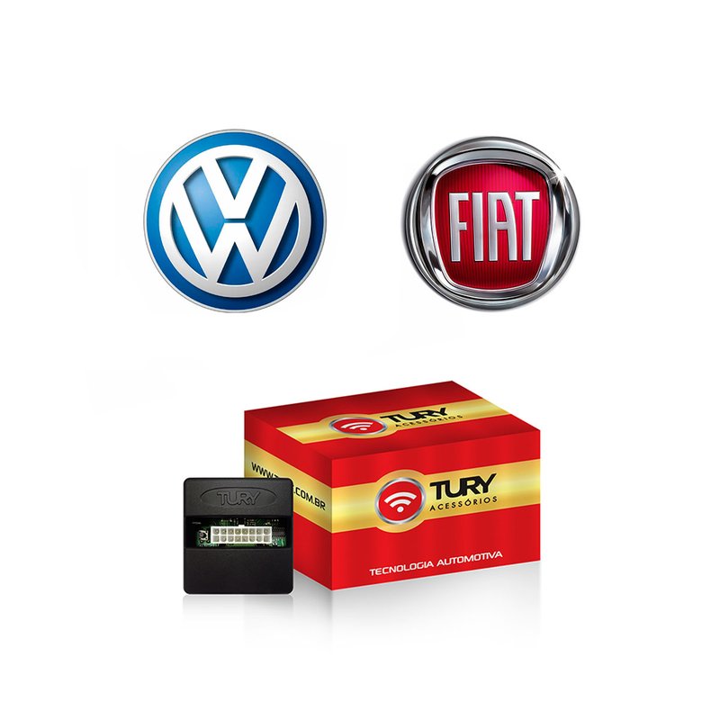 modulo vidro eletrico pro 2kr dedicado volkswagen fiat tury