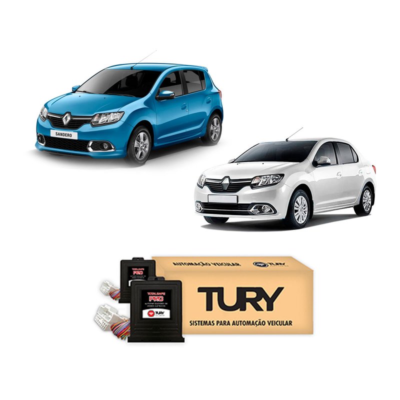 modulo vidro eletrico pro 4 25 bw renault logan sandero 2014 ate 2016 tury