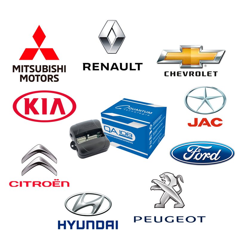 modulo multiuso automacao farois retrovisor teto solar ou vidros chevrolet citroen ford hyundai jac kia mitsubishi nissan peugeot renault