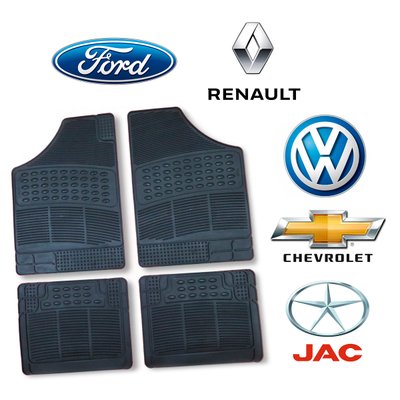 jogo de tapetes para carro modelo c ft003 flash tapetes volkswagen ford chevrolet ford jac motors renault