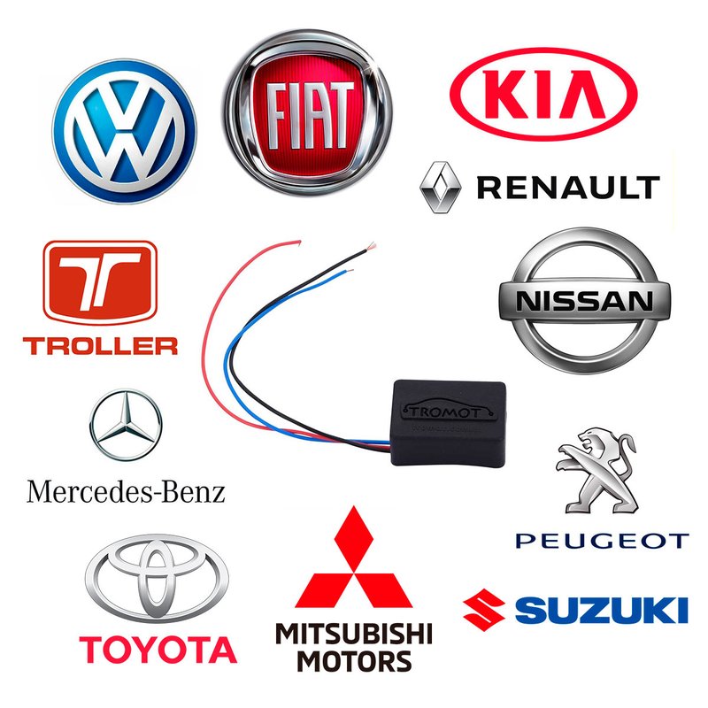 modulo anti desligamento start stop tsp01 tromot volkswagen mercedes toyota suziki renault peugeot nissan mitsubishi troller kia fiat