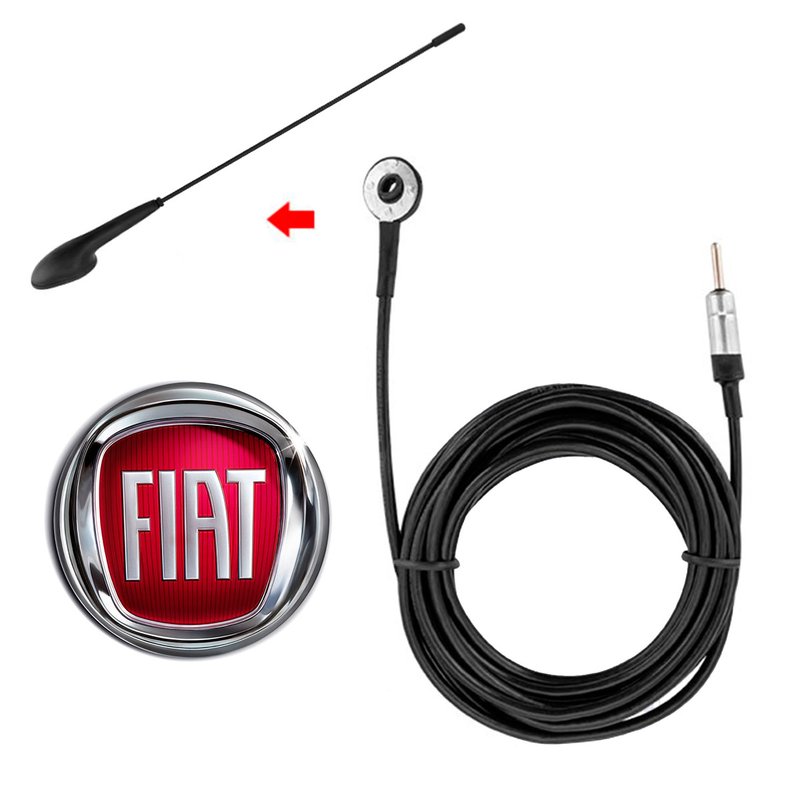 extensao antena x radio convencional linha fiat ex312 2 50m