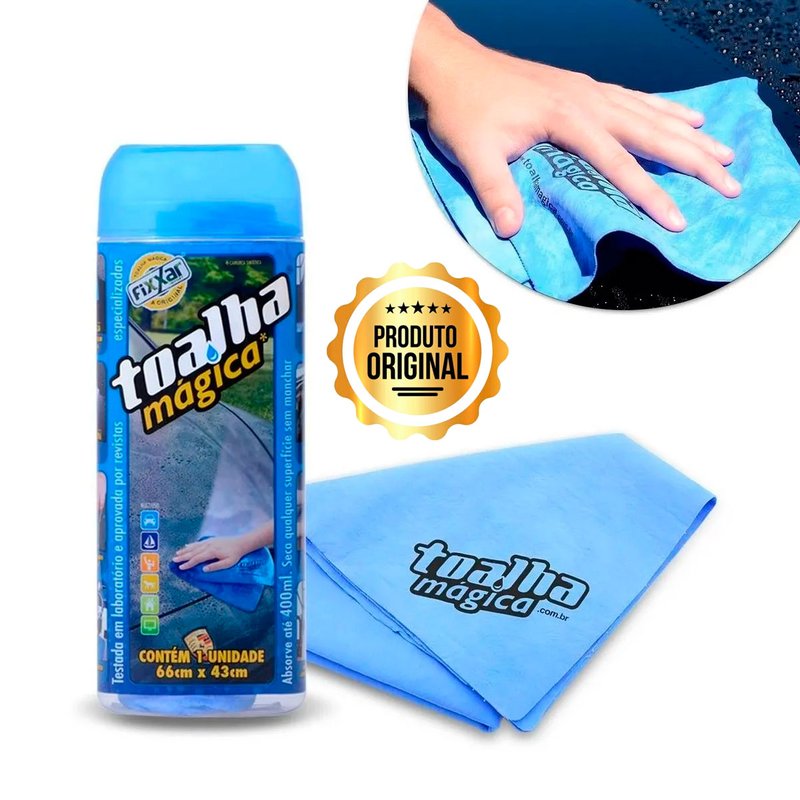 toalha magica limpeza automotiva