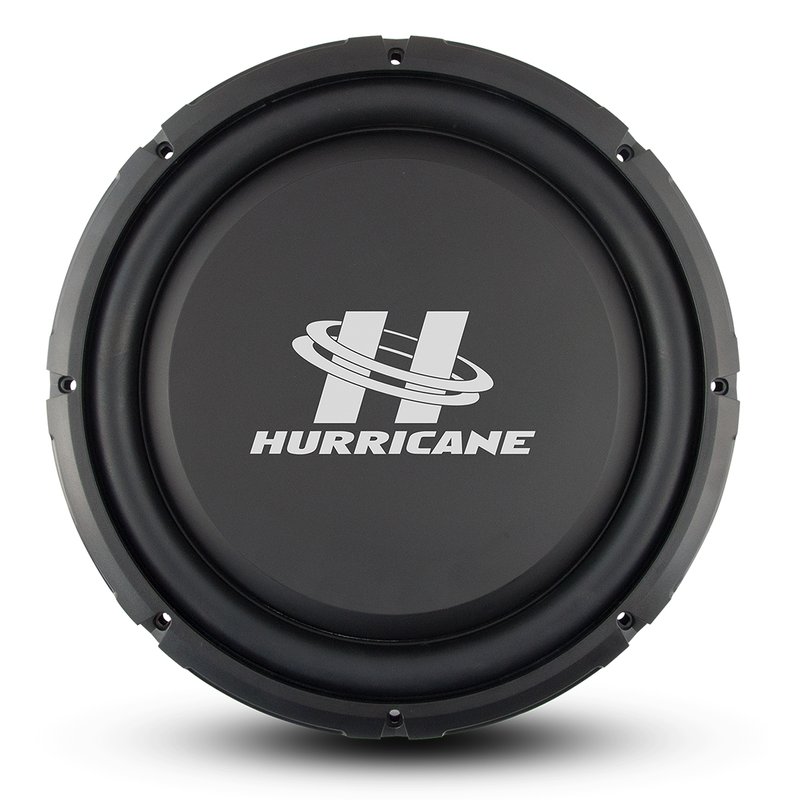 alto falante subwoofer 12 pol shallow 300w rms 4 ohms hurricane front