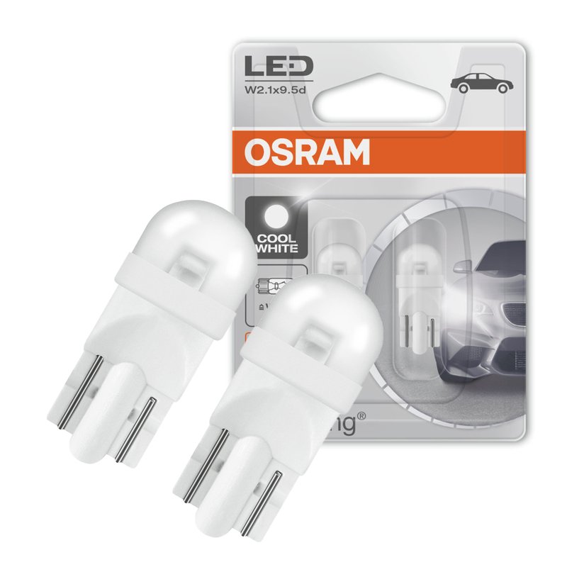lampada pingo led ledriving w5w 12v 2780cw osram