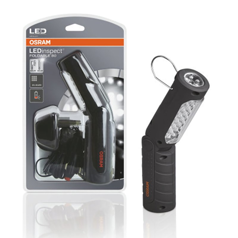luminaria de inspecao 1200lm ledinspection dobravel osram