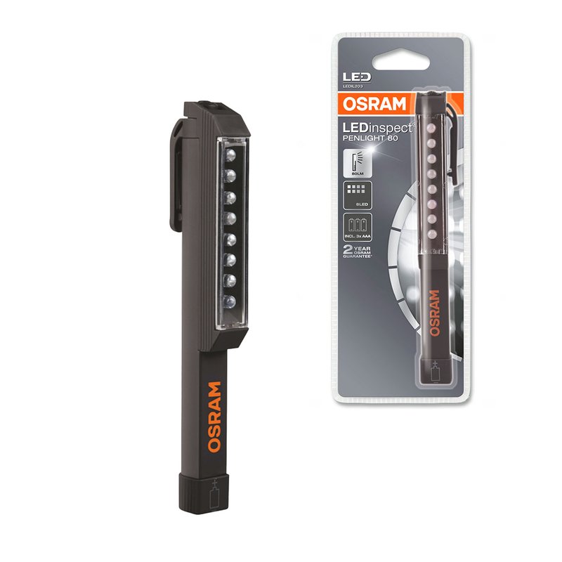 luminaria de inspecao 80lm ledinspection caneta osram