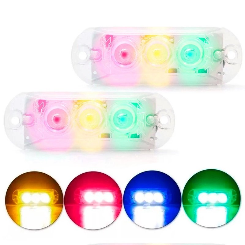 farois rgb 3 leds enderecavel 9w ajk par