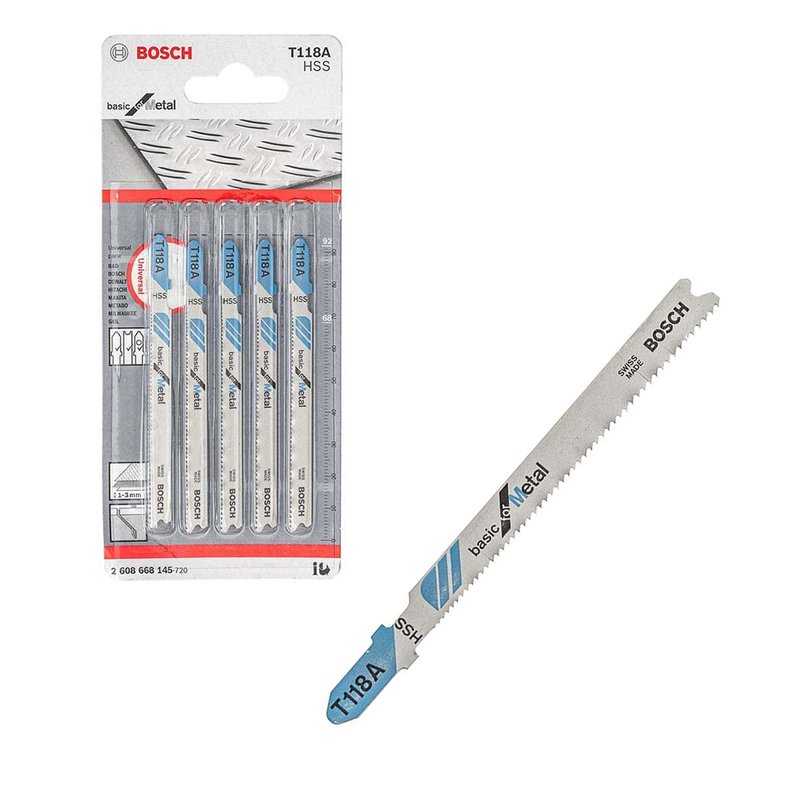 lamina serra tico tico chapa de metal t118a bosch 5 pecas