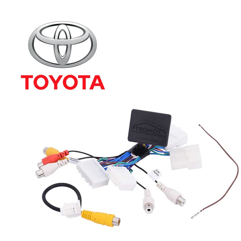 desbloqueio video tv com entrada av toyota tat03 tromot