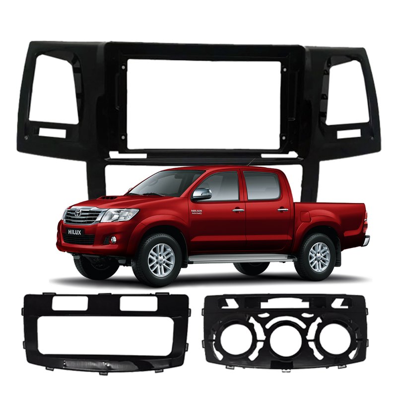 moldura 9 polegadas hilux 2012 a 2015 fiamon