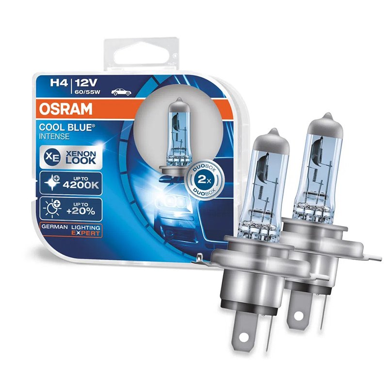 lampada h4 coolblue 4200k 12v 55w 64193cbl osram