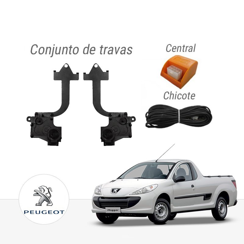 kit trava eletrica dedicada peugeot hoggar pg2 tragial