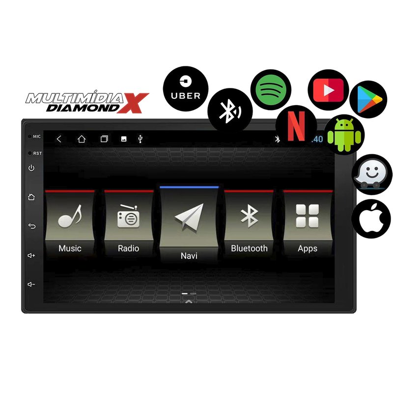multimidia android diamond x 7 r8 tecnology jr8