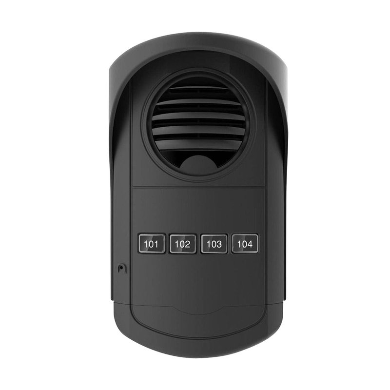 porteiro coletivo 4 pontos externo s 300 preto agl
